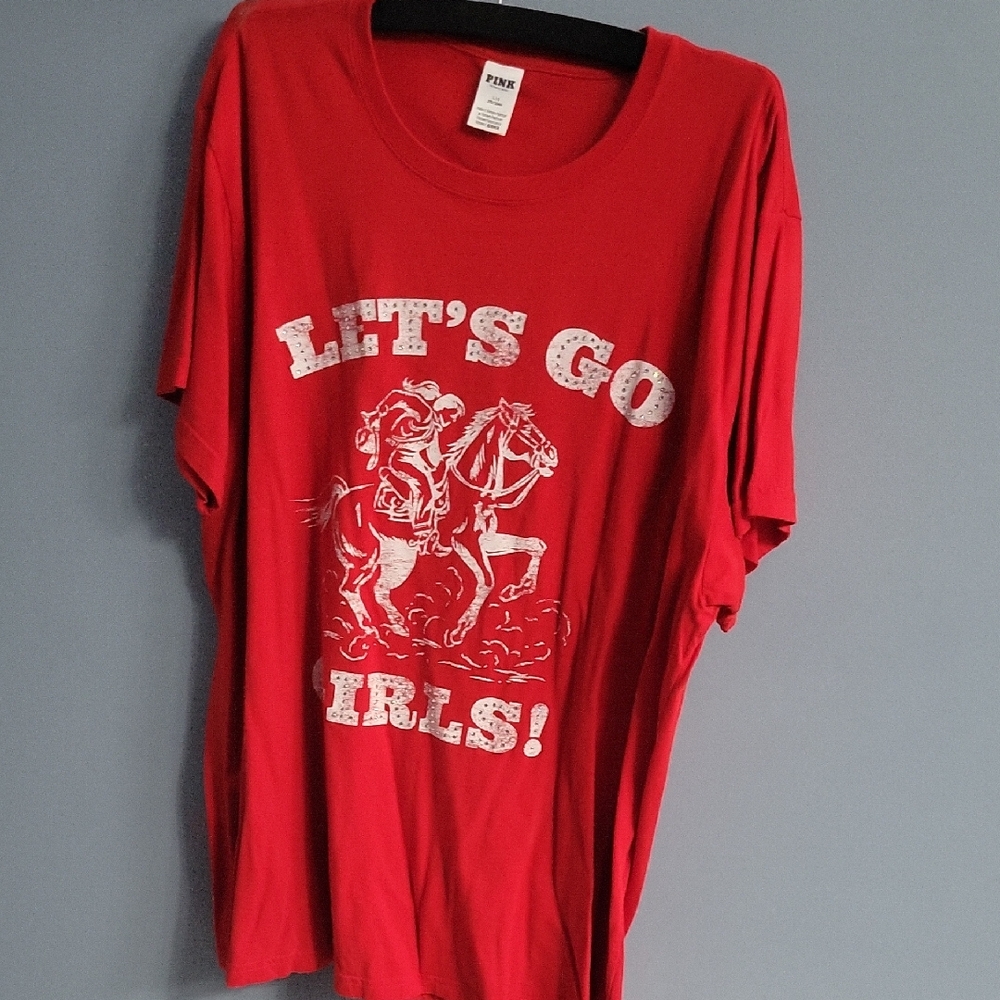 Victoria Secret Pink Campus Tee Large